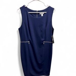 *NWT* New York & Company STRETCH navy dress